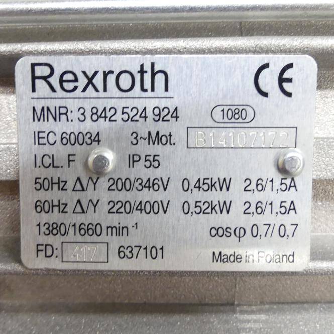 Bosch Rexroth REXROTH Drehstrommotor REXROTH Drehstrommotor-1