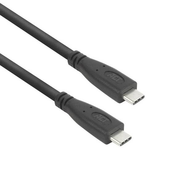 ACT AC7445 USB 3.0 10Gbps 60W USB Typ-C® Kabel | Schwarz | 5 Meter