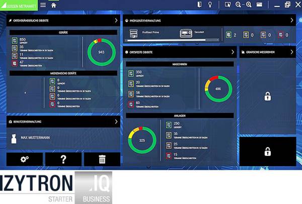 Gossen Metrawatt S101V | Prüfsoftware IZYTRONIQ Business Starter Einfache Berichts- und Dokumentationssoftware