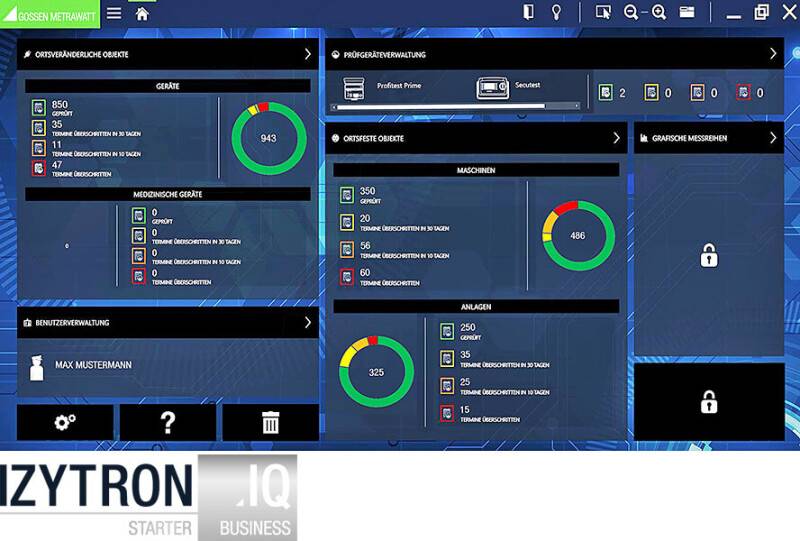 Gossen Metrawatt S101V | Prüfsoftware IZYTRONIQ Business Starter Einfache Berichts- und Dokumentationssoftware-0