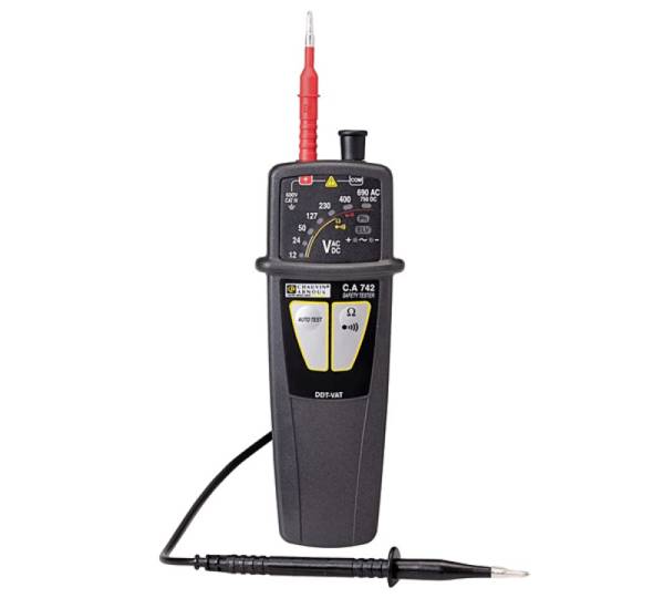 Chauvin Arnoux P01191742D | C.A 742 Spannungsprüfer mit IP2X-Prüfspitzen
