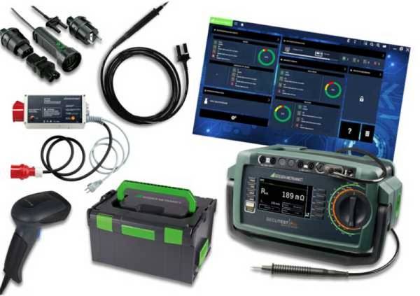 Gossen Metrawatt M708D | Secutest ST PRO 3P/Schweißer-Paket, Gerätetester, VDE 0701 / 0702 / 0751/0544-4