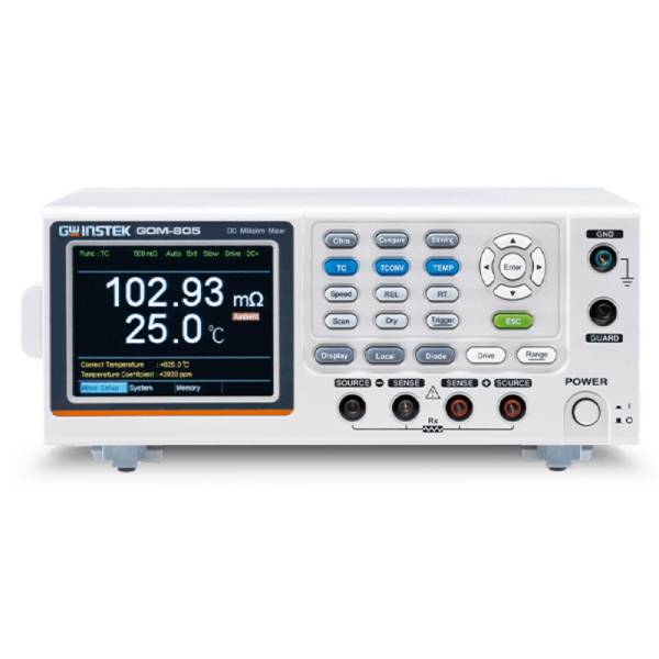 GW Instek GOM-804 | Milliohm-Meter, Digital, Tisch 5-stellig, RS-232, USB
