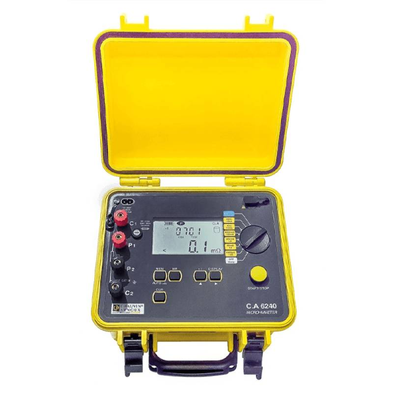 Chauvin Arnoux P01143200 | CA6240 Microohmmeter, 5 MikroOhm bis 400 Ohm-0