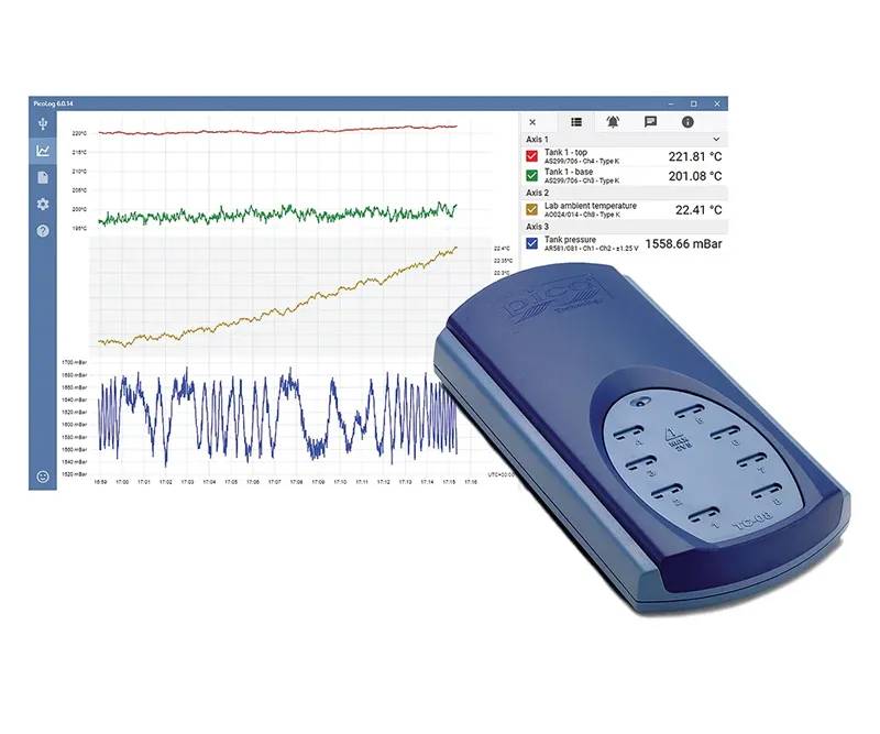 Pico Technology USB TC-08 | Thermoelement-Datenlogger, 8-Kanal (PP222)-0