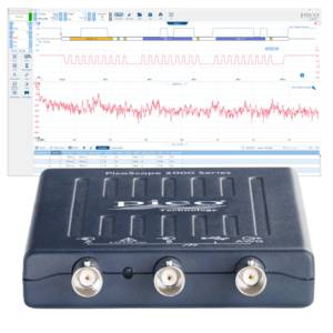 PicoScope Premium Messleitung PicoBNC+ Auf 4mm – 5m, Farbcodiert (Blau, Gelb, Rot, Grün) Für Auto-Oszilloskop