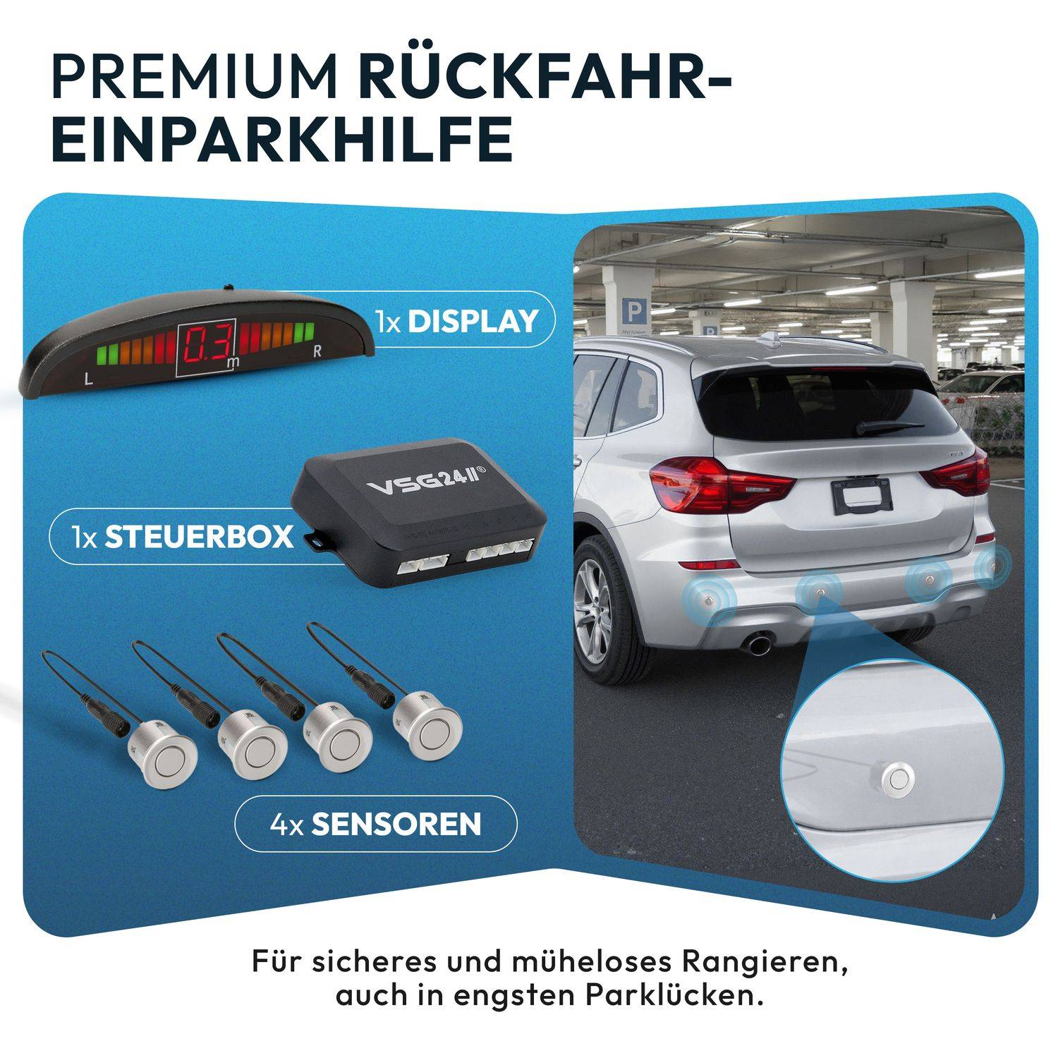 VSG24 Einparkhilfen ECHO PLUS Display-2