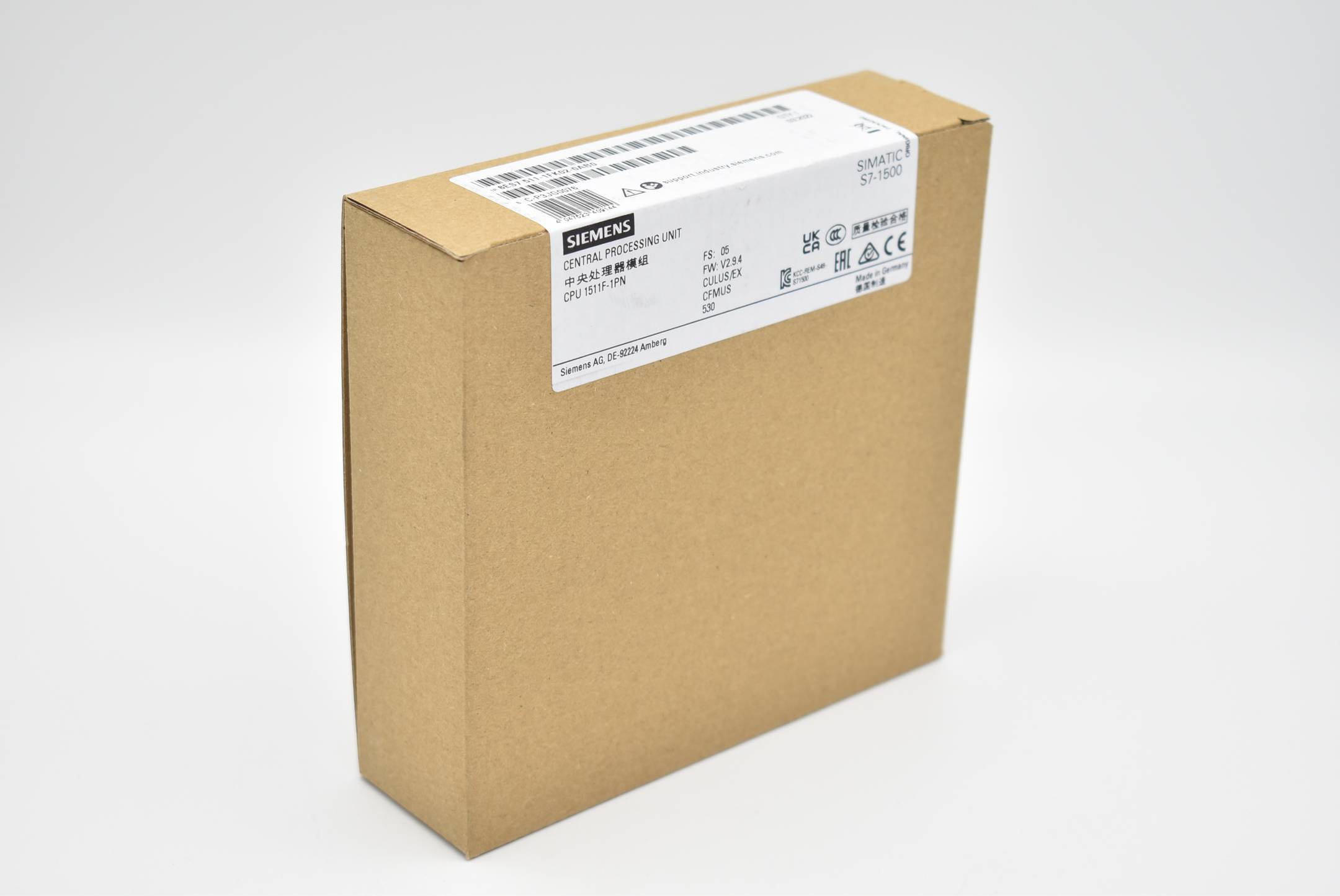 CPU 1511F-1 PN, 225KB Prog, 1MB Daten-1