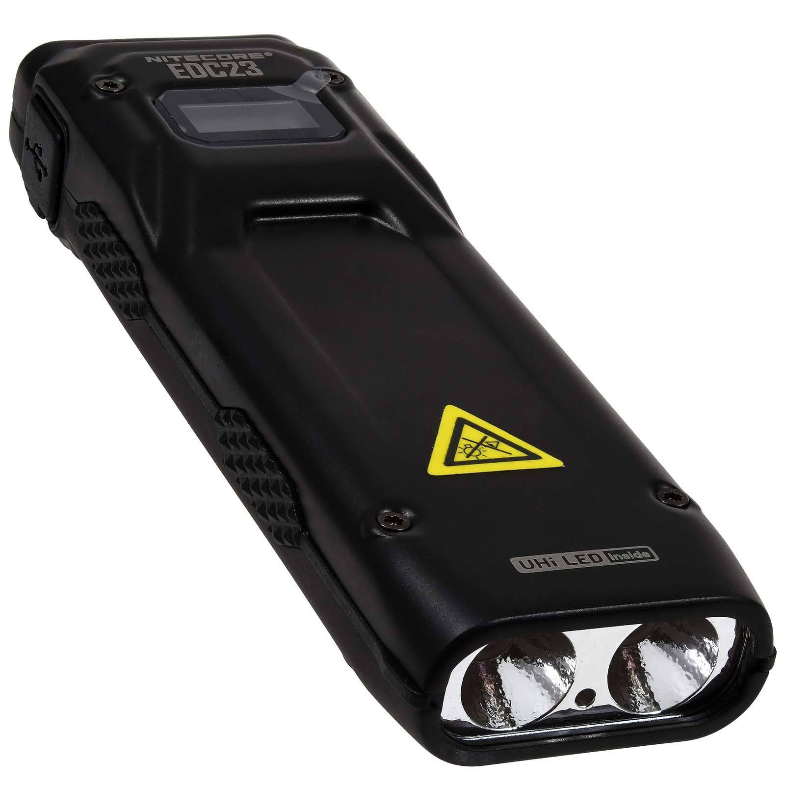 Nitecore EDC23 SABER Taschenlampe 2500 Lumen USB-C schwarz, Li-Ion-2