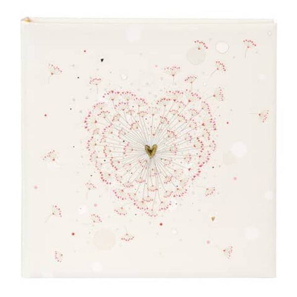 Goldbuch Golden Heart 30x31 60 weiße Seiten Hochzeit 08062