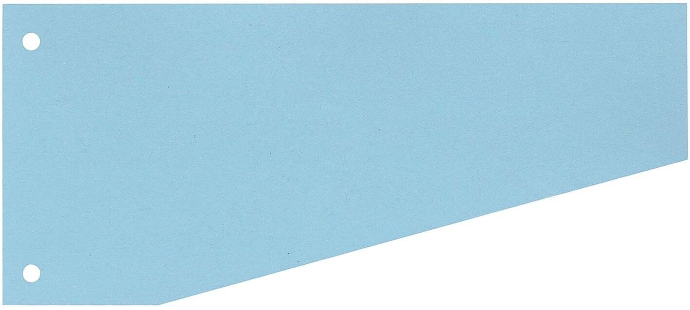 Trennstreifen Trapez - 190 g/qm Karton blau 100 Stück.-1
