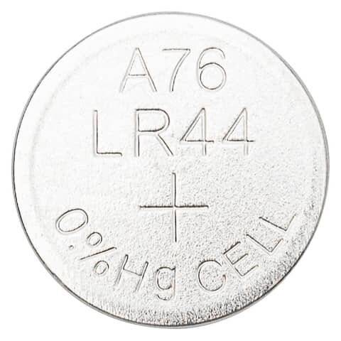 Knopfzellen-Batterie AG13/LR44, 10 Stück, silber Q-CONNECT-0