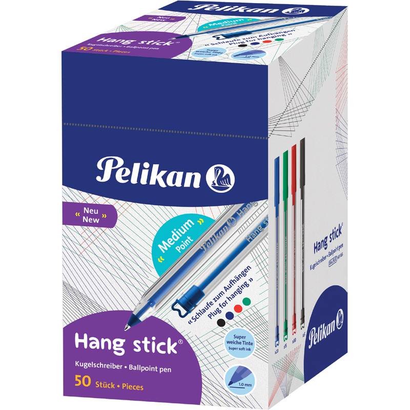 Pelikan Kugelschreiber Hang stick, farbig sortiert-0