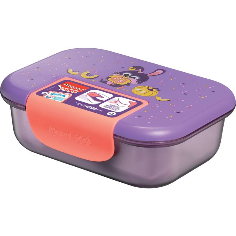 PICNIK Lunchbox HASE aus Kunststoff 0.9 Liter Deckel mit-0