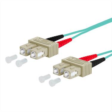 METZ CONNECT OpDAT Patchkabel, SC-D/SC-D OM3, 1,5 m