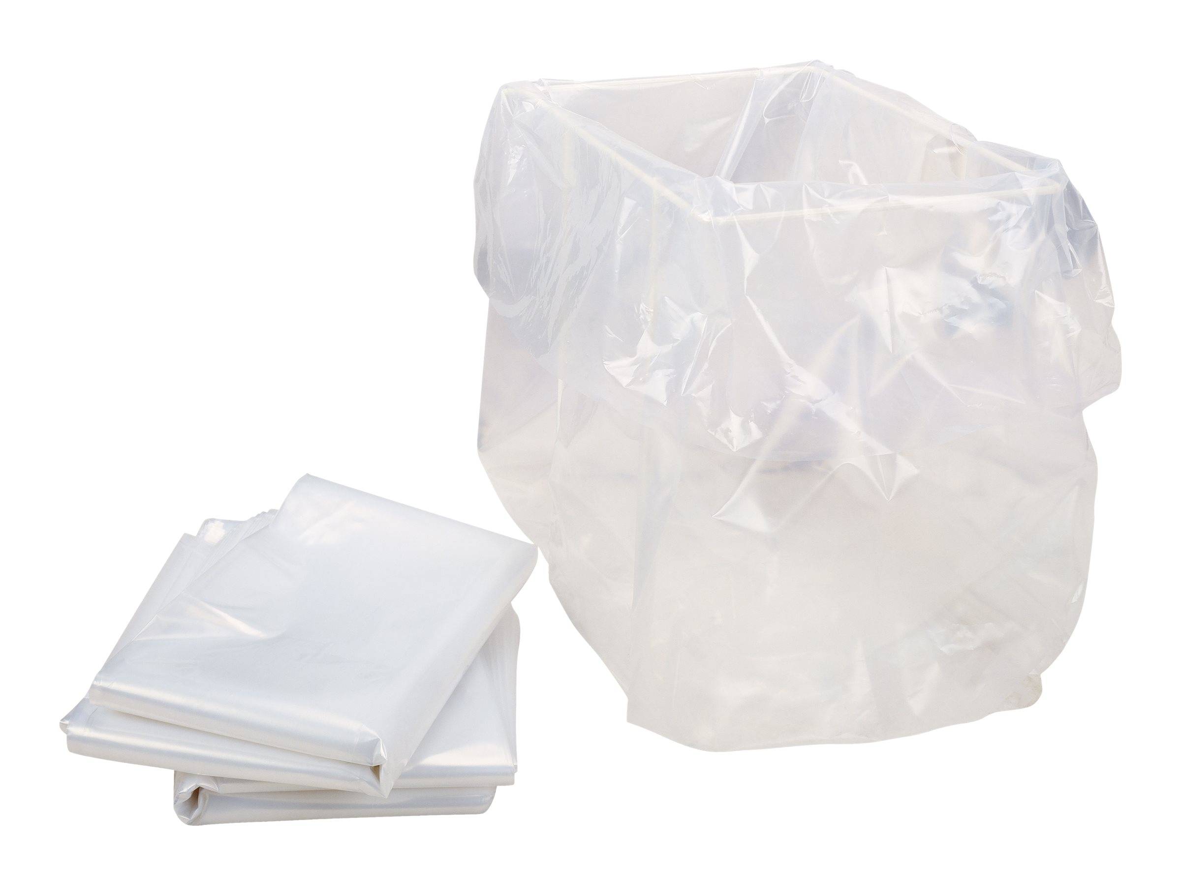 HSM - Müllbeutel - durchsichtig (Packung mit-0
