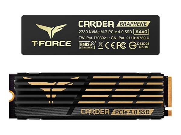 Team Group T-FORCE CARDEA A440 - SSD - 2 TB - intern - M.2 2280 - PCIe 4.0 x4 (NVMe)