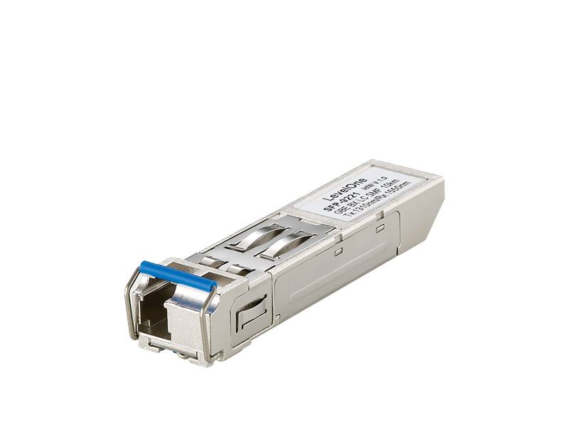 LevelOne SFP-9221 - SFP (Mini-GBIC)-Transceiver-Modul - 1GbE, Fibre Channel - Fibre Channel, 1000Base-BX10-U - LC Single-1