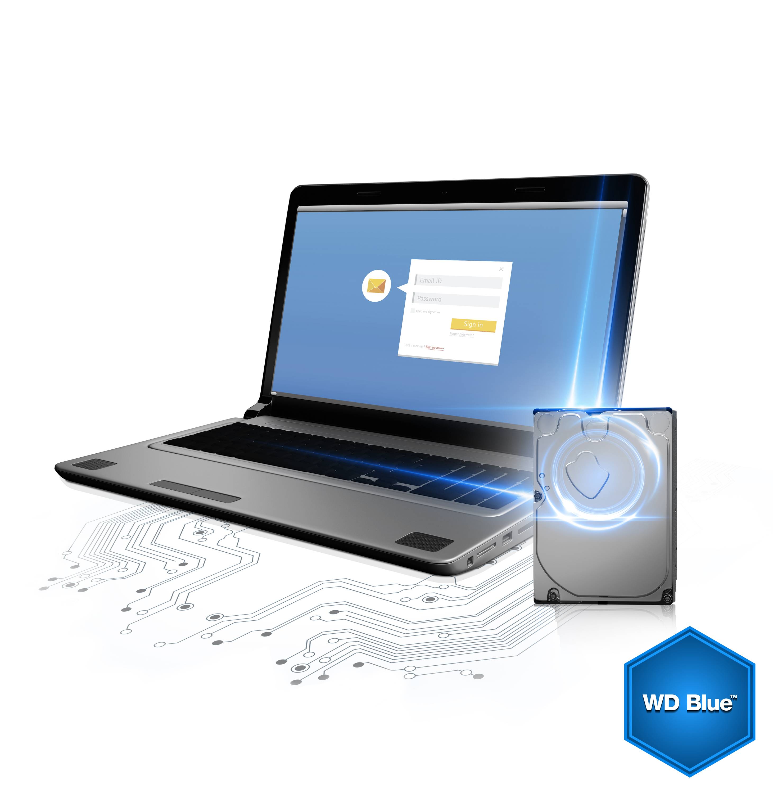 Western Digital Blue™ 500 GB Interne Festplatte 8.9 cm (3.5 Zoll) SATA III WD5000AZLX-1