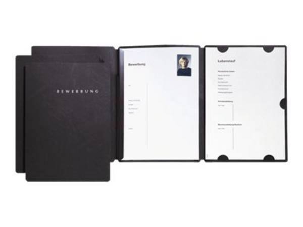 Pagna Basic Select - Klemmleistenordner - Schwarz (Packung mit 3)