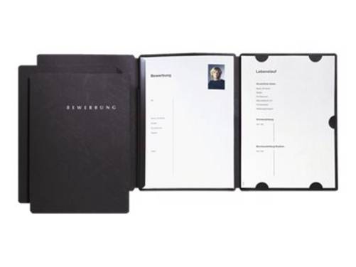 Pagna Basic Select - Klemmleistenordner - Schwarz (Packung mit 3)