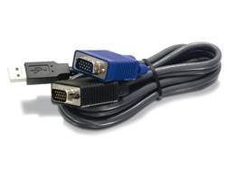 TRENDnet TK CU15 Tastatur- / Video- / Maus- KVM- Kabel USB HD-15 M bis M 4.5 m Schwarz-4