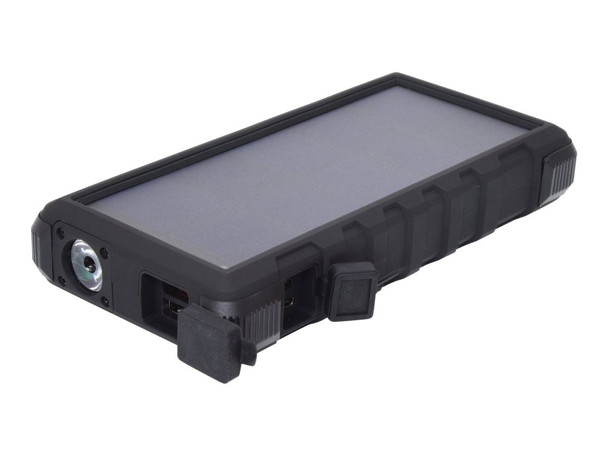 SANDBERG Outdoor Solar Powerbank 24000 Lithium-Ion Li-Ion 24000mAh Schwarz Grau Akkuladegerät Lithium-Ionen-1