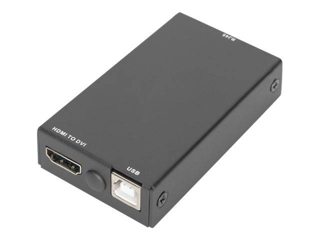DIGITUS - DVI-Dongle für modulare KVM-Konsolen, RJ45 auf DVI-2