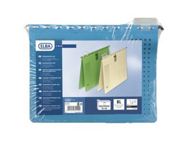 Elba Hängehefter chic ULTIMATE DIN A4 bl 5 St. 100552106