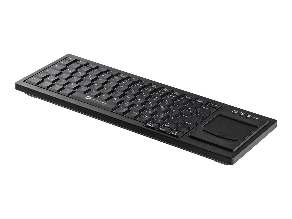 GETT CleanType Xtra Touch WL - Tastatur - mit Touchpad-0