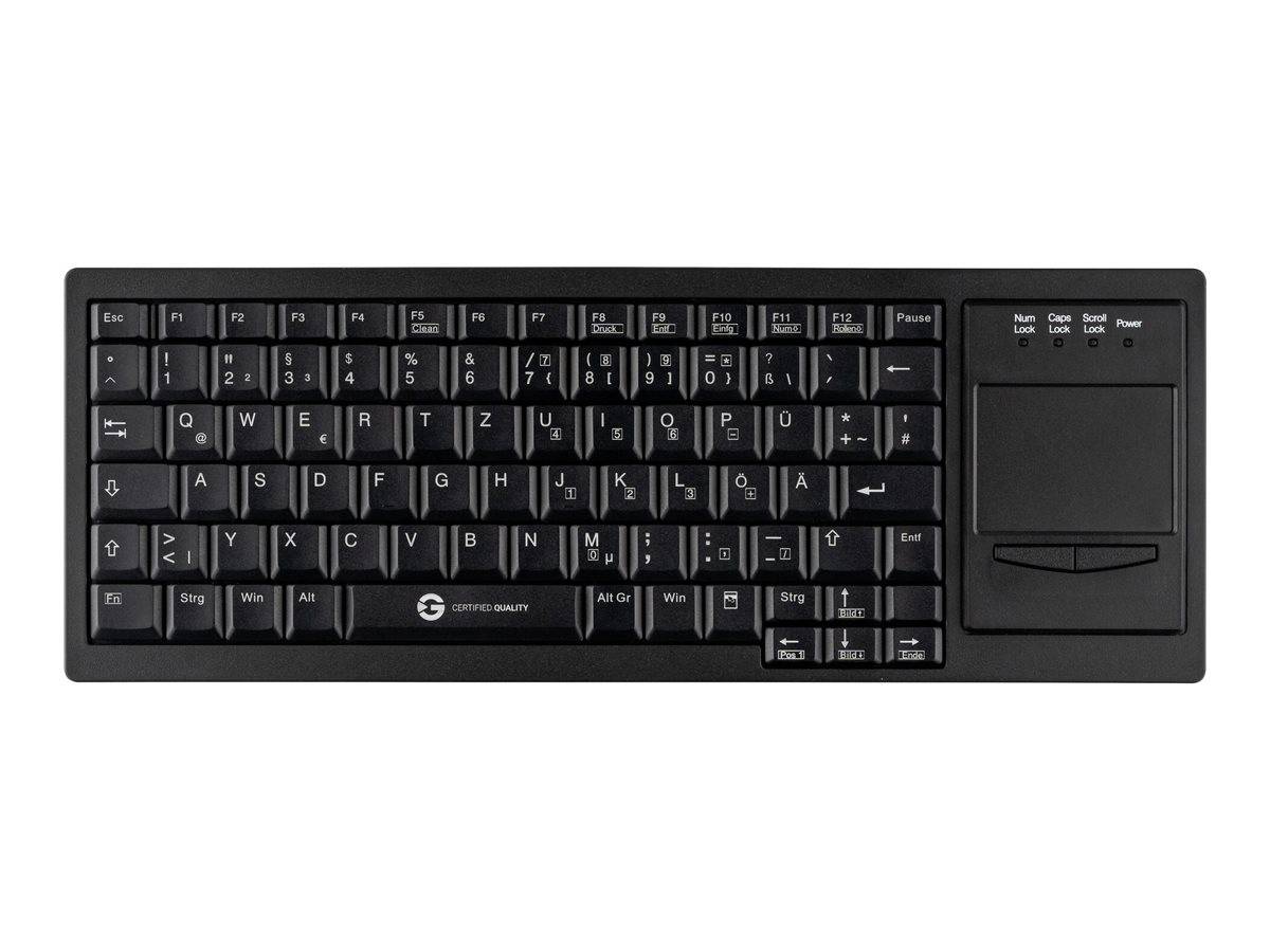 GETT CleanType Xtra Touch WL - Tastatur - mit Touchpad-1