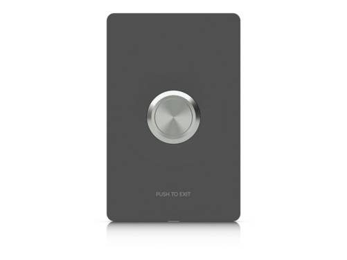 Ubiquiti Button designed for UniFi Access Hubs. Push-to-exit.