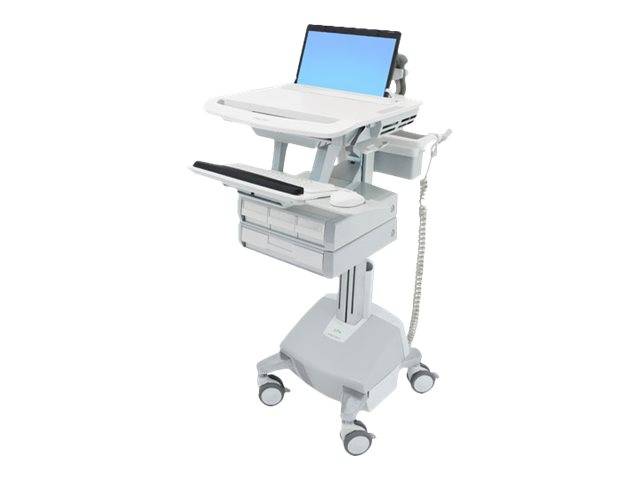 Ergotron - Wagen - offene Architektur - für Notebook/Tastatur/Maus - medizinisch - Aluminium, verzinker Stahl, hochwerti-0