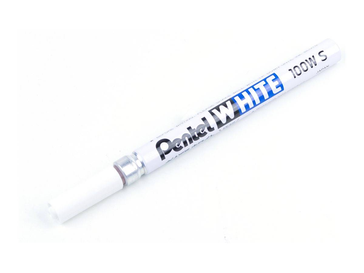 Pentel Weißer Permanent-Marker X100W, Rundspitze - 1,0 mm (5102885)-1