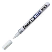 Pentel Weißer Permanent-Marker X100W, Rundspitze - 1,0 mm (5102885)-2
