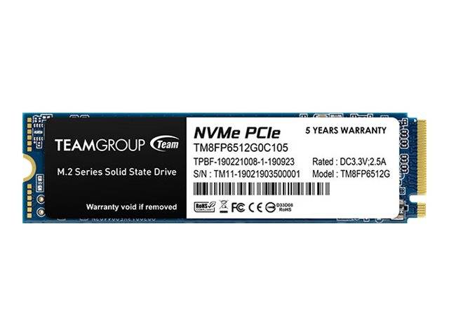 Team Group MP33 - SSD - 512 GB - intern - M.2 2280 - PCIe 3.0 x4 (NVMe)-0