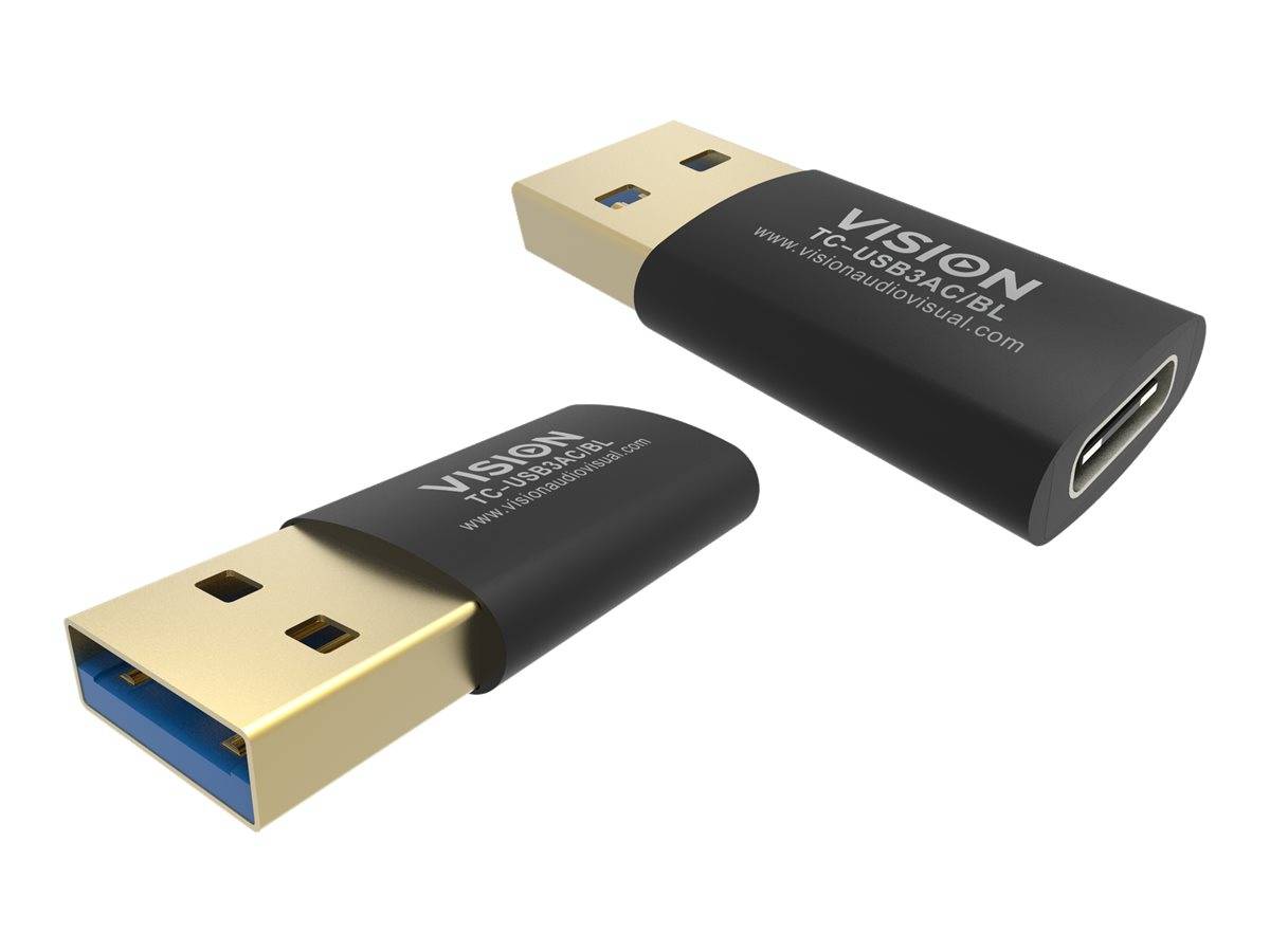Vision Professional - USB-Adapter - USB Typ A (M) - zu 24 pin USB-C (W) - USB 3.-1