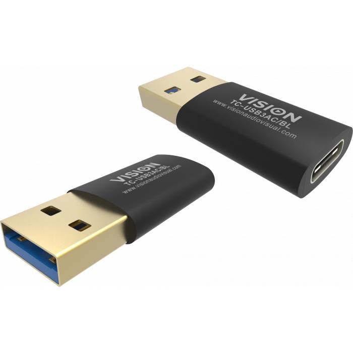 Vision Professional - USB-Adapter - USB Typ A (M) - zu 24 pin USB-C (W) - USB 3.-3