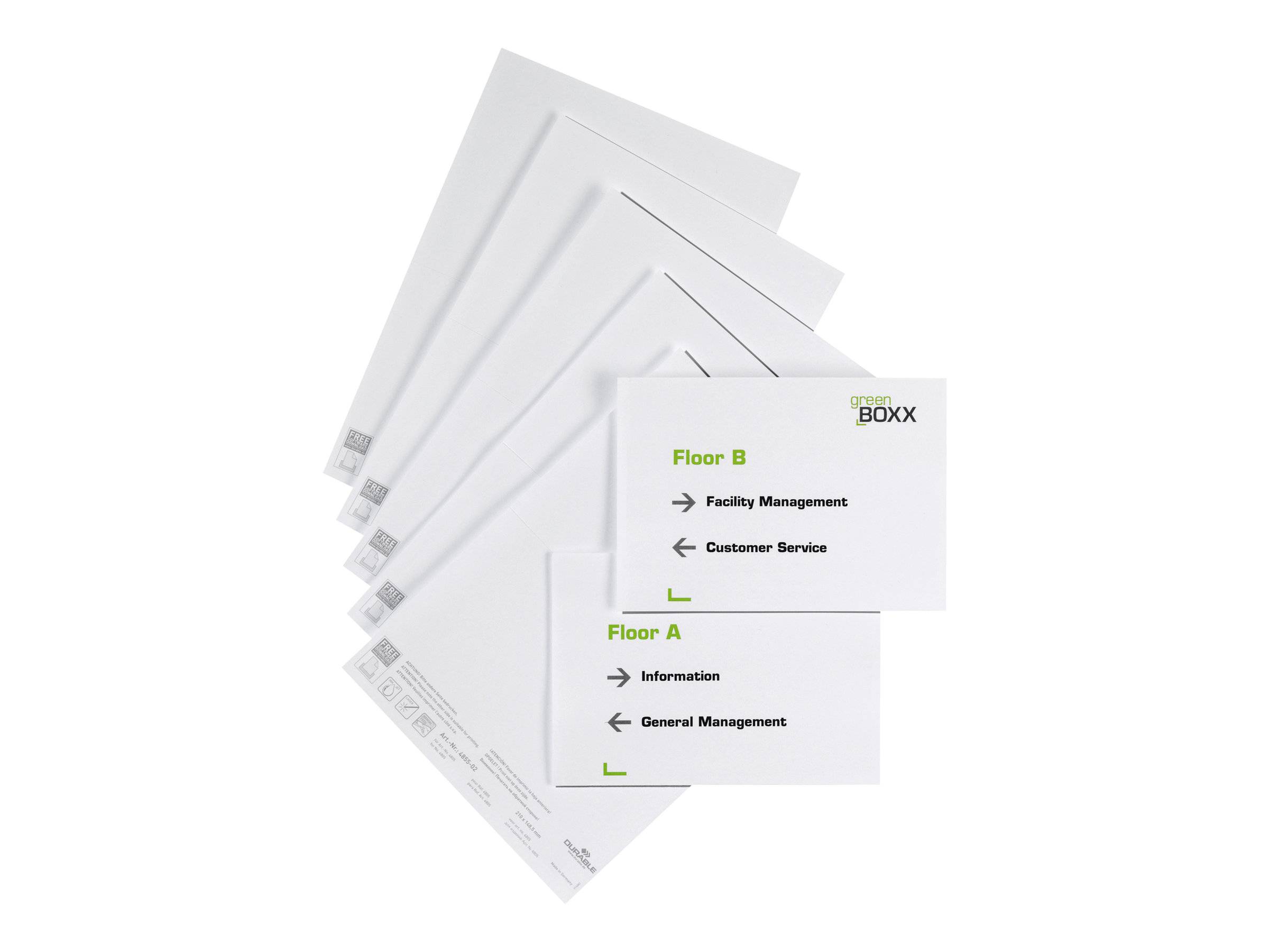 DURABLE Einsteckschilder INFO SIGN REFILL für Türschild (9485502)-0