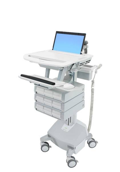 Ergotron - Wagen - offene Architektur - für Notebook/Tastatur/Maus - medizinisch - Aluminium, verzinker Stahl, hochwerti-1