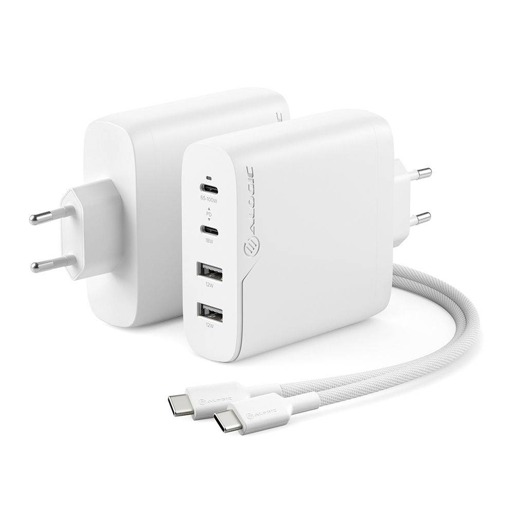 ALOGIC 4X100, Indoor, USB, 20 V, 2 m, Weiß-1