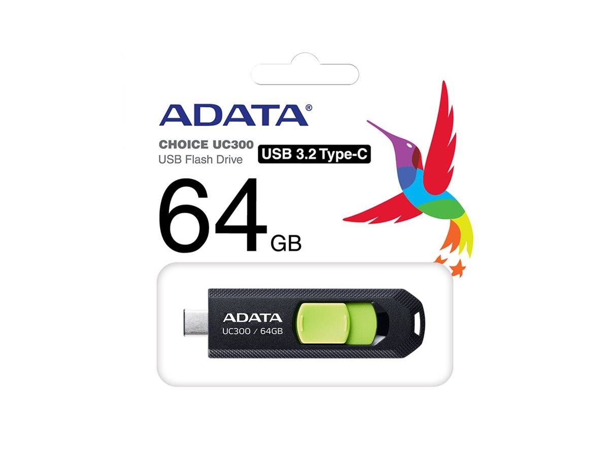 ADATA UC300 - USB-Flash-Laufwerk - 64 GB - USB 3.2 Gen 1 / USB-C-0