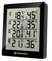 Bresser Optics 7000020CM3000, Elektronisches Umgebungsthermometer, Indoor/Outdoor, Digital, Schwarz, Weiß, Kunststoff,-1