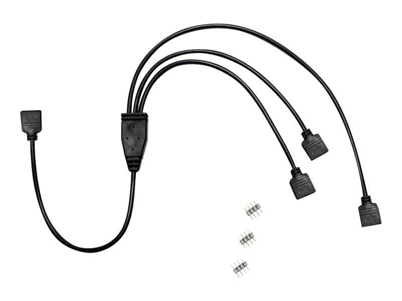 Inter-Tech Netz-Splitter - 4-poliger Stecker zu 4-poliger Stecker - 48 cm-0