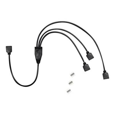 Inter-Tech Netz-Splitter - 4-poliger Stecker zu 4-poliger Stecker - 48 cm-0
