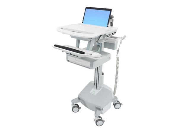Ergotron - Wagen (nur Laden) - offene Architektur - für Notebook/Tastatur/Maus - medizinisch - Aluminium, verzinker Stah
