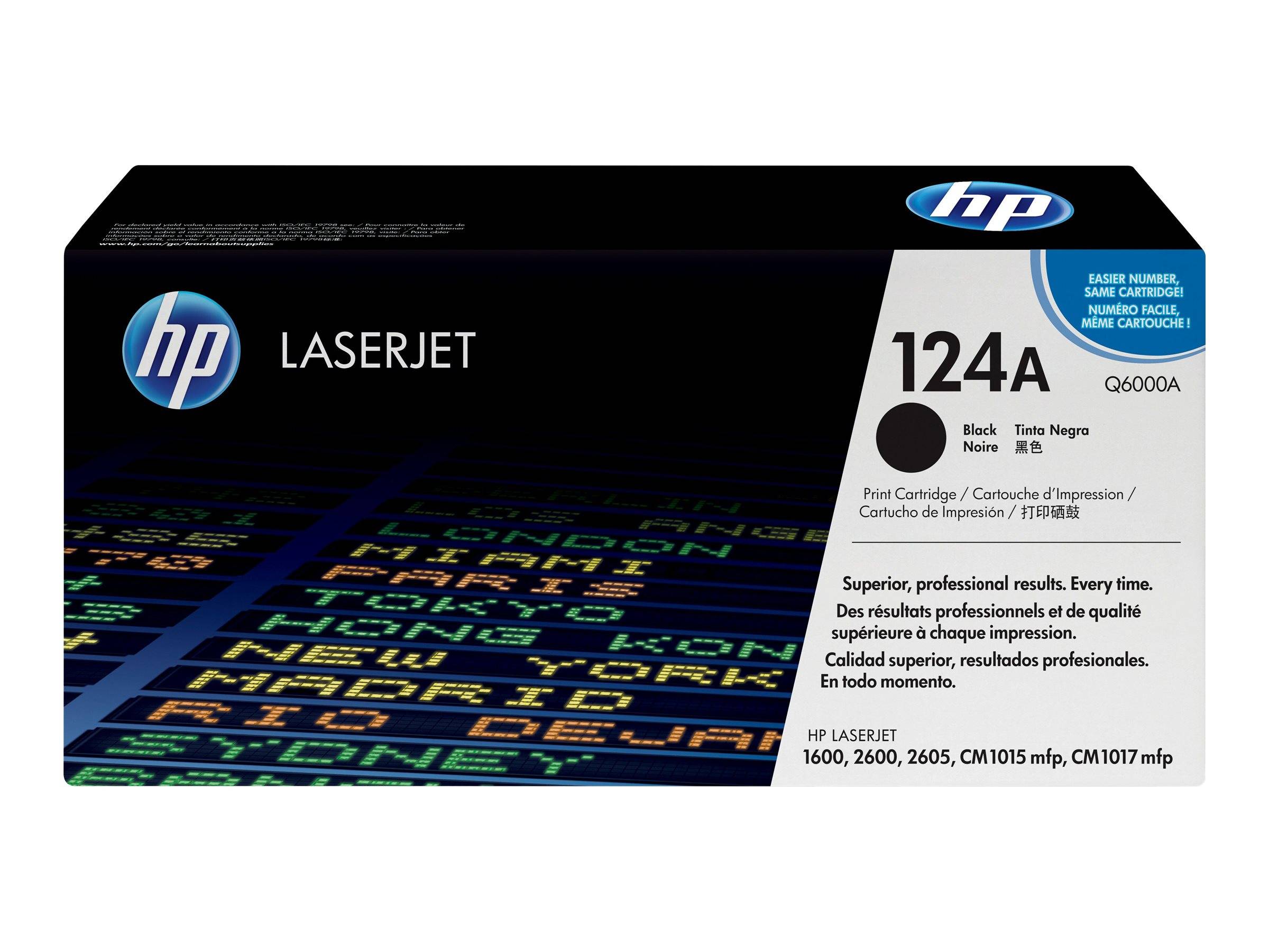 HP 124A - Schwarz - original - LaserJet - Tonerpatrone (Q6000A)-1