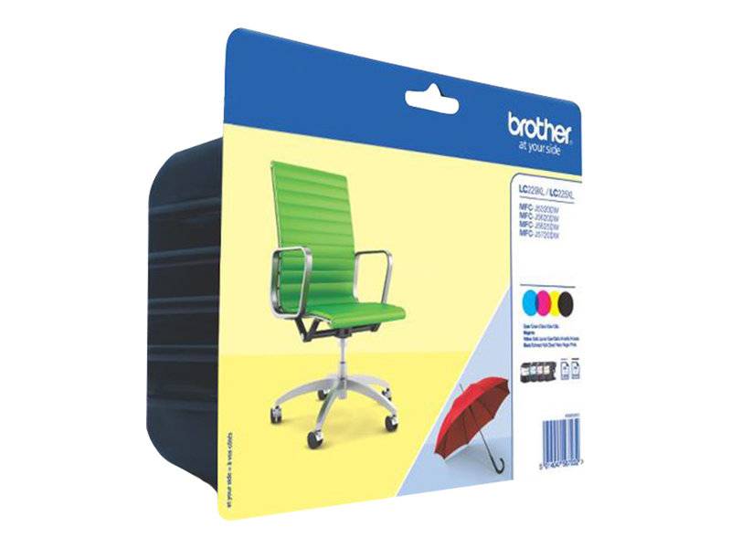 Brother LC229XL Value-Pack - 4er-Pack - Schwarz, Gelb, Cyan, Magenta-0
