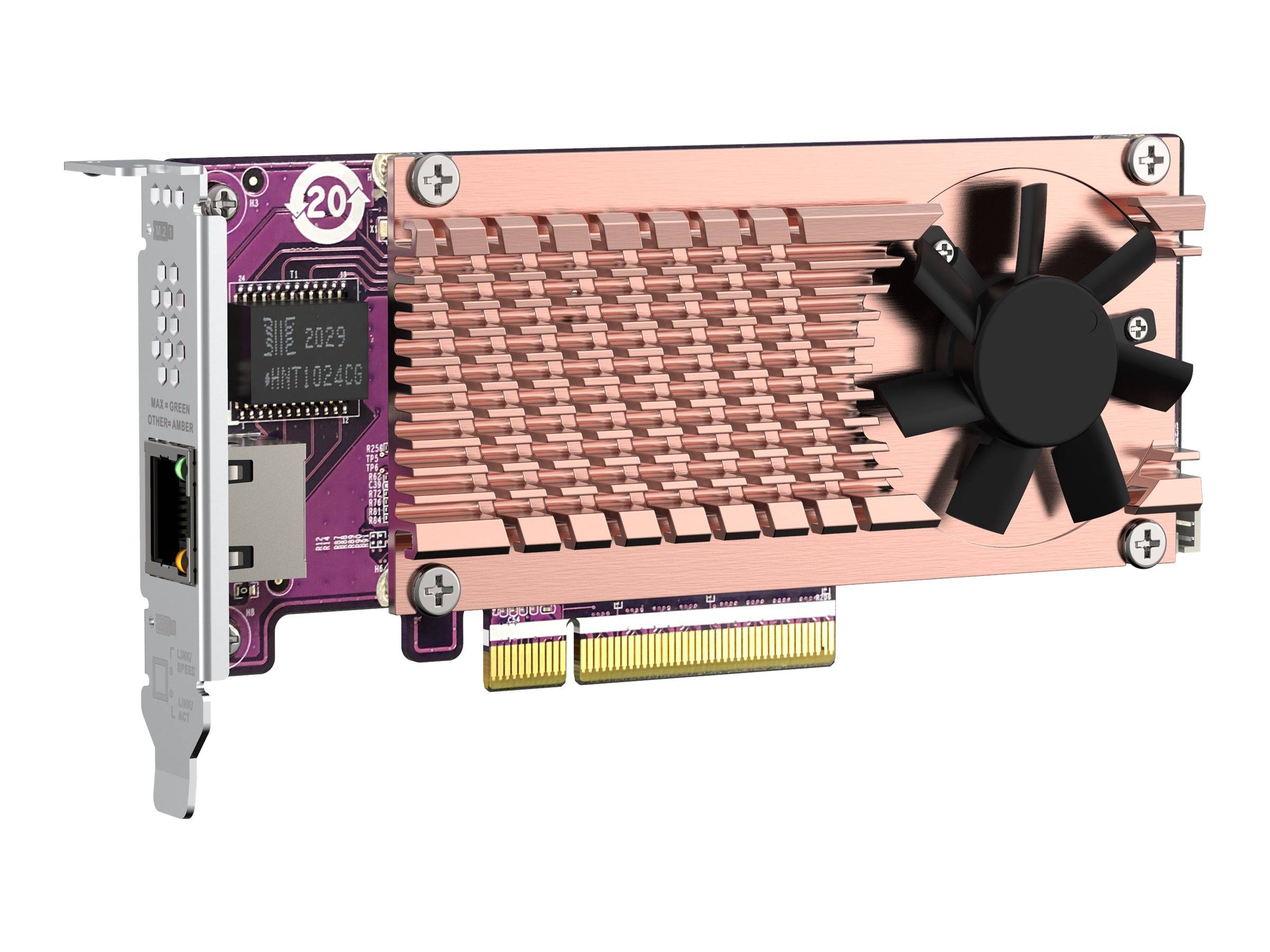 QNAP QM2-2P10G1TB - Speicher-Controller - M.2 - PCIe 3.0 x4 (NVMe)-3