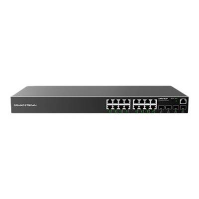 Grandstream GWN7802P - Switch - Unternehmen, verwaltet - L2+ - 16 x 10/100/1000 (PoE+)-0